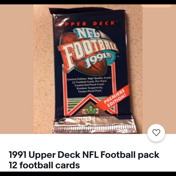 Upper Deck NFL football 🏈 1991 high series - Picture 1 of 2